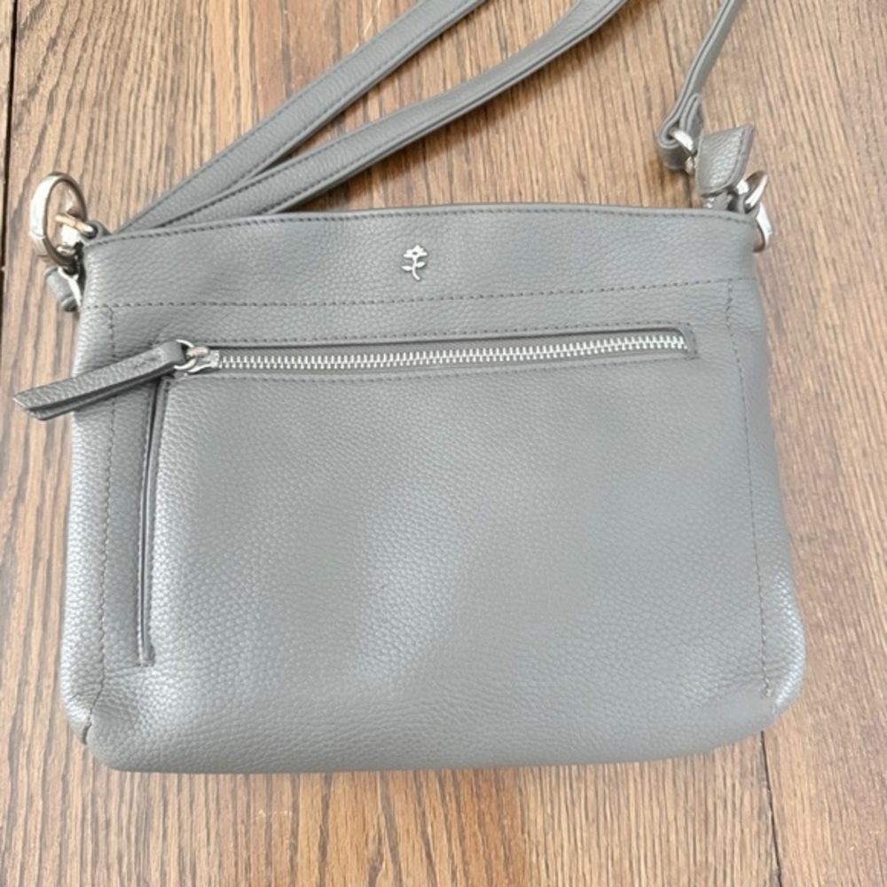 Jenna Kator Collection Gray 906 Crossbody Bag EUC F